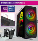 Game Computer SET geschikt voor Minecraft / Ryzen 5 - Vega 7 - 16GB - 500GB SSD / Inclusief 27" Gaming Monitor, Muis & Toetsenbord, Controller, Headset & Muismat