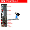 GMR Power Gaming PC SET 27" | Ryzen 7 | 16 GB RAM | 1000 GB SSD | Graphics RX 580 | Windows 11 Pro