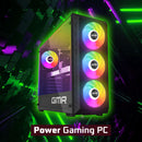 GMR Power Gaming PC SET 24" | Ryzen 9 | 32 GB RAM | 1000 GB SSD | Graphics RX 580 | Windows 11 Pro