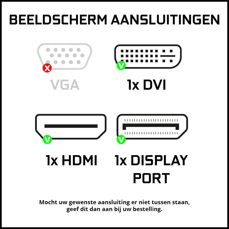 GMR - Gaming Set T1512824 (GamePC.T15128 + 24 Inch Monitor + Toetsenbord + Muis)