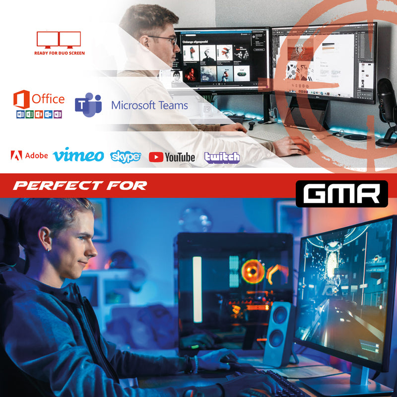 GMR R8 GamePC - AMD Ryzen 5 - 240GB SSD - Geforce RTX 3060 - 8GB RAM