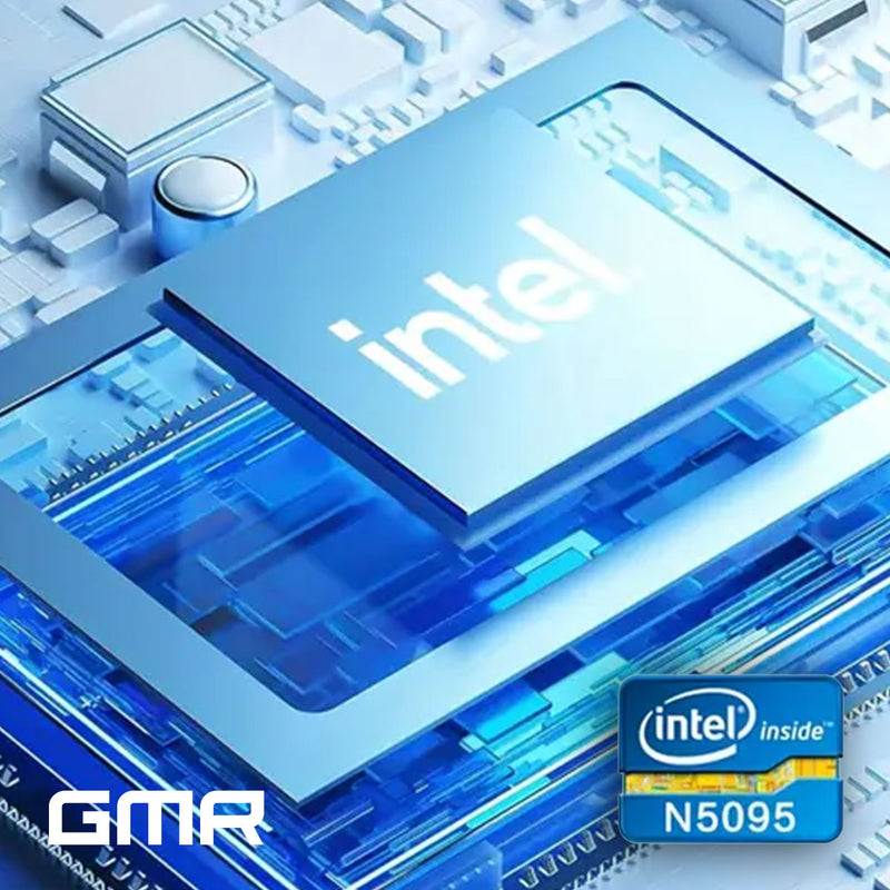 GMR - 15.6 Inch Full HD Laptop - Intel N95 - 16GB DDR4 RAM - 512GB SSD - Office 2024 - Windows 11 Pro voor Thuis, Office en Studie notebook