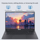 GMR - 15.6 Inch Full HD Laptop - Intel N95 - 16GB DDR4 RAM - 512GB SSD - Windows 11 Pro voor Thuis, Office en Studie - QWERTZ Notebook
