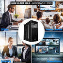 Intel Ultra max Compleet Desktop PC | Intel Core i5 | 32 GB RAM | 1 TB SSD | DVD+RW | Windows 11 Pro | Business Office Multimedia Computer