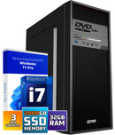 GMR Ultra Max i7 Office PC - Business Office Computer | 32 GB RAM | 2000GB SSD | DVD±RW | USB 3 | Windows 11 Pro | WiFi-Bluetooth