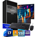 Intel Compleet PC SET | Intel Core i7 | 32 GB RAM | 1000 GB SSD | Windows 11 Pro | Inclusief 2 x 24" Monitor, Muis & Toetsenbord