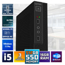 GMR Ultra mini Smart Computer met snelle Intel i5 - Business Office Desktop | 16GB RAM | 512GB SSD | USB3 | Windows 11 PRO | WiFi + Bluetooth | Incl. VESA bevestiging | Geschikt voor 2 schermen | 3 Jaar garantie | Direct klaar voor gebruik
