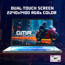 GMR - DUAL YOGA 360° Laptop - 2 x 14 Inch 2.2K Dual Touchscreen + Toetsenbord - Intel N100 - 16GB DDR4 RAM - 512GB SSD - Windows 11 voor Thuis, Office en Studie Notebook