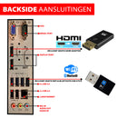 Intel Compleet PC SET | Intel Core i5 | 32 GB RAM | 1000 GB SSD | Windows 11 Pro | Inclusief 2 x 24" Monitor, Muis & Toetsenbord