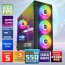 GMR Power Gaming PC - Ryzen 5 | 16 GB RAM | 1000GB SSD | RX 580 Radeon | Windows 11 Pro | WiFi & Bluetooth