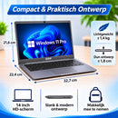 GMR 14 inch laptop Intel Celeron N4000 6GB RAM 128GB SSD – afbeelding 4