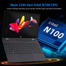 GMR - YOGA 360° Laptop - 14 Inch Full HD Touchscreen + Stylus - Intel N100 - 16GB DDR4 RAM - 512GB SSD - Windows 11 voor Thuis, Office en Studie Notebook